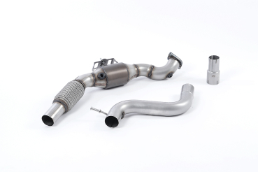 Large Bore Downpipe and Hi-Flow Sports Cat OEM