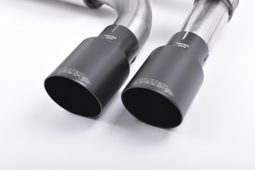 Cat Back with Black Ceramic Quad 90mm GT90 Tips mit EG