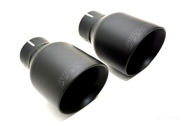 Cat Back Resonated Quad 100mm GT100 Black Ceramic mit EG