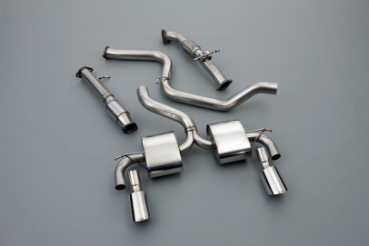 TURBO-BACK INCLUDING HI-FLOW SPORTS CAT Dual DTM Non Resonated