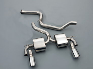 Cat Back Dual DTM 76,2mm Non Resonated
