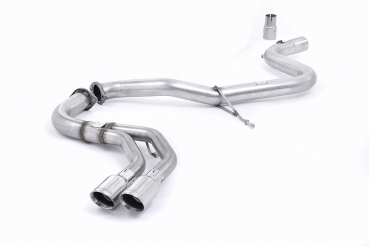 Cat Back Non Resonated Twin 80mm GT80 Polished
