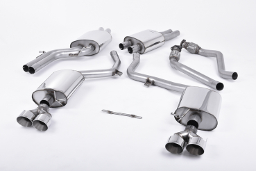 Cat Back Resonated GT100 Polished Tips