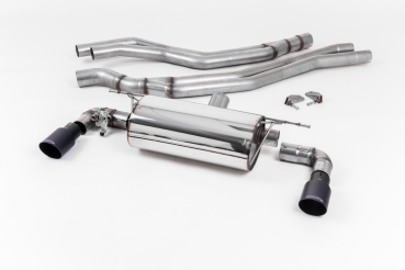 Cat Back RACE Non Resonated Dual Jet 90mm Carbon Tips