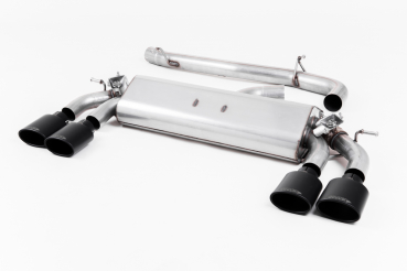 Turbo-Back including Hi-Flow Sports Cat Non Resonated Black Oval