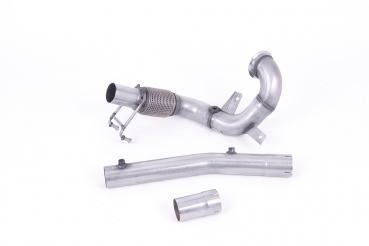 Cast Downpipe De-Cat Non Resonated to Milltek Cat Back