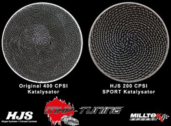 Turbo-back including Hi-Flow Sports Cat Non Resonated Polished Oval Tips