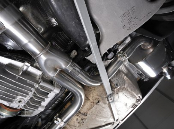 Cat Back Quad Outlet Twin 80mm GT80 Polished
