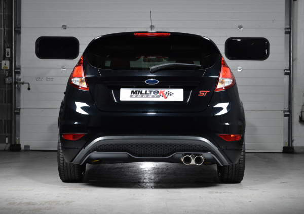 Cat Back Non Resonated Race Twin 80mm GT80 Burnt Titanium