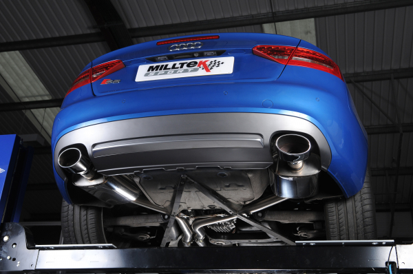 Cat Back Polished Oval Race Version