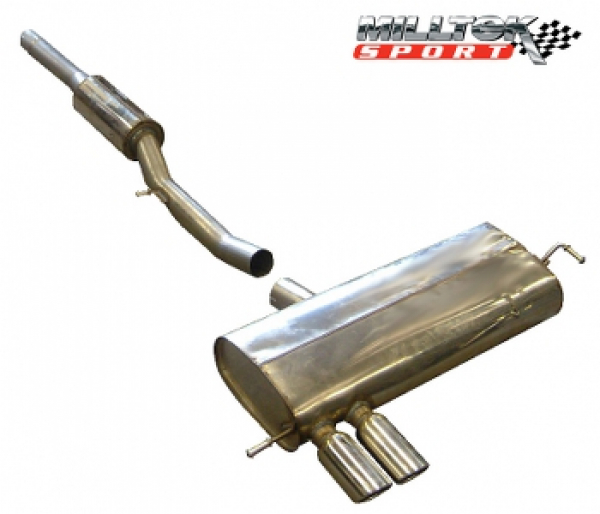 Cat Back Resonated Twin 76,2mm Special