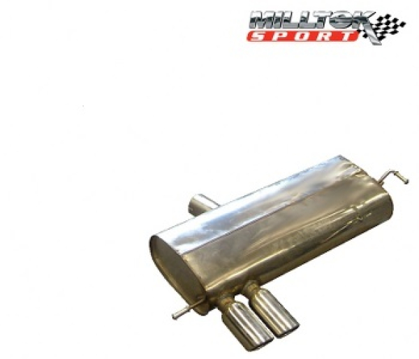 Endschalldämpfer Rear Silencer Twin 76,2mm Special