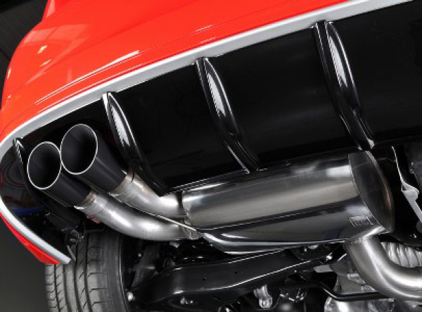 Cat Back Black Keramik Twin 90mm GT90 Non Resonated