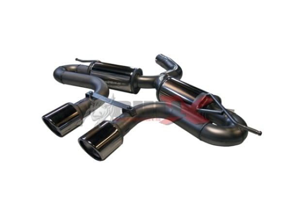BULL-X "STREETLINE" 3" 76mm Endschalldämpfer im R32 Look