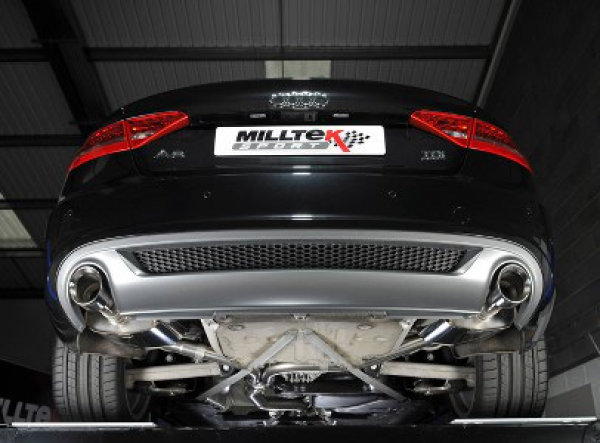 Cat Back Audi A5 Cabrio 3.0 TDi (DPF) quattro 100mm GT100 Black