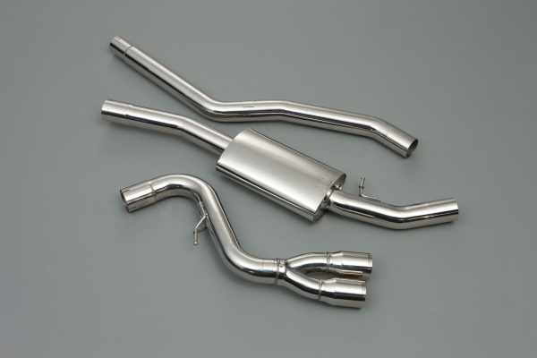Cat Back Twin 76,2mm Polished Special