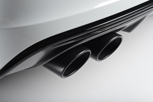 Turbo-back incl. Sports Cat (Race) Non-Valved Non Resonated Black Oval Tips