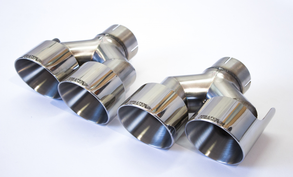 Cat Back Resonated GT100 Polished Tips