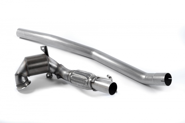 Large Bore Downpipe and Hi-Flow Sports Cat mit EG to Milltek Cat Back
