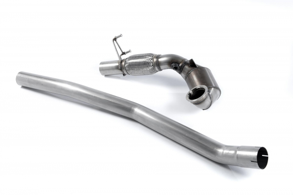 Large Bore Downpipe and Hi-Flow Sports Cat mit EG to Milltek Cat Back