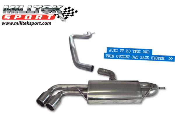 Cat Back Twin 90mm Jet