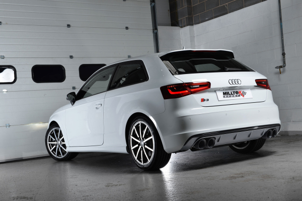 Turbo-back including Hi-Flow Sports Cat Non Resonated Polished Tips GT100