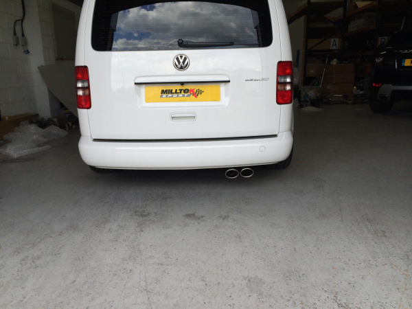 Cat Back Non Resonated Polished Oval