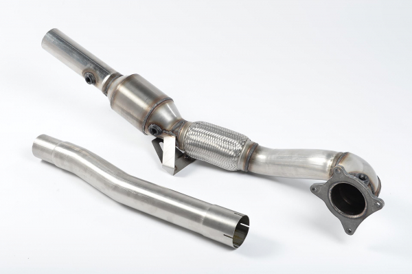 Full System with Hi-Flow Cat 3-inch Race System Resonated Black Ceramic Tips