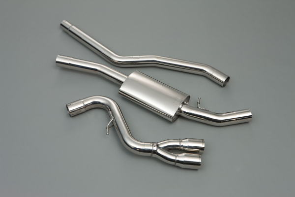 Cat Back Twin 76,2mm Polished Special