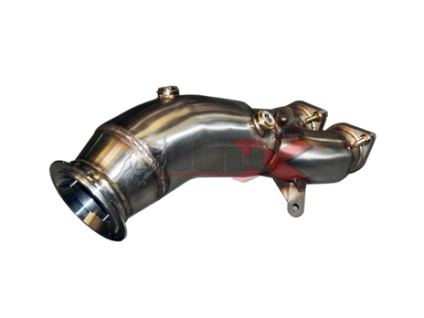 BMW 135 335i Single-Turbo Downpipe mit 200 Zeller Sportkat