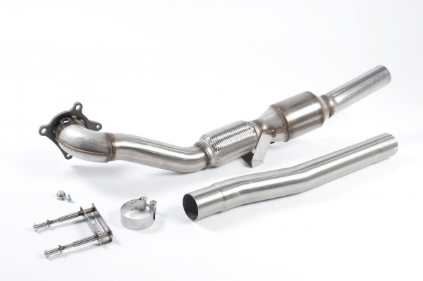 Large Bore Downpipe and Hi-Flow Sports Cat Race 76mm
