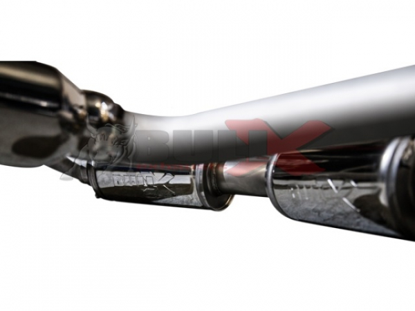 BULL-X 3" 76mm Abgasanlage Y-Style im R32-Look für Golf 7 GTI