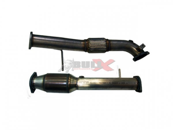 Ford Focus II ST 3" Downpipe mit 200 Zellen HJS Sport-Kat