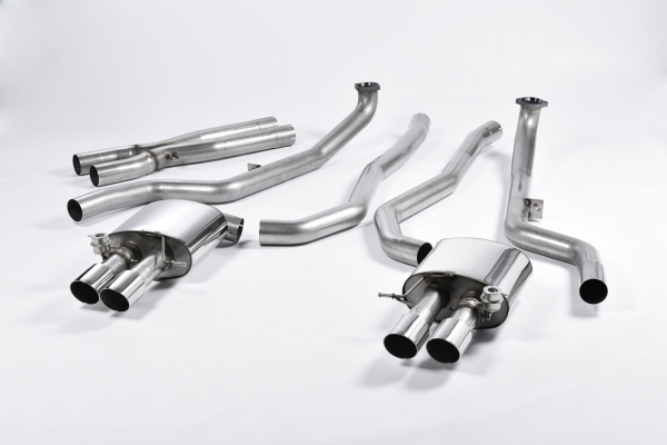 Cat-back GT90 90mm Polished Tips mit EG