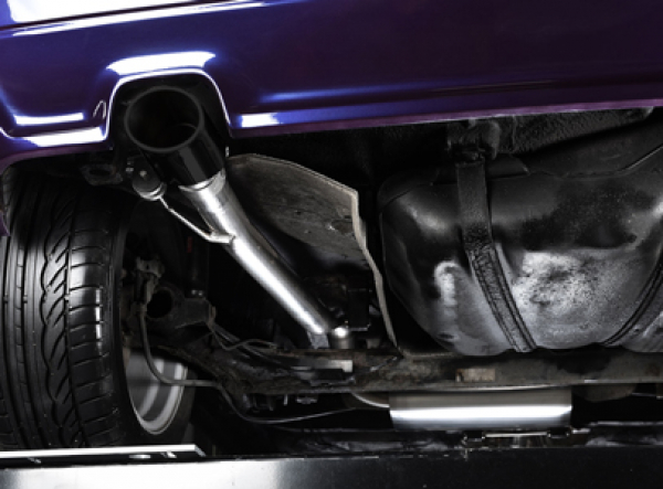 Cat Back Non Resonated (louder) with Cerakote Black Oval Tip