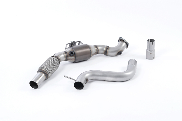 Large Bore Downpipe and Hi-Flow Sports Cat OEM