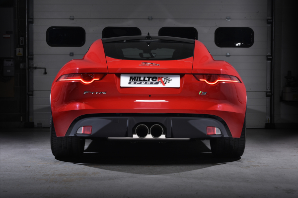 Cat Back incl. Valve and 115mm GT115 Cerakote Black Trims