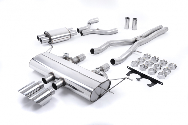 Cat Back incl. Valve and 100mm GT115 Polished Trims