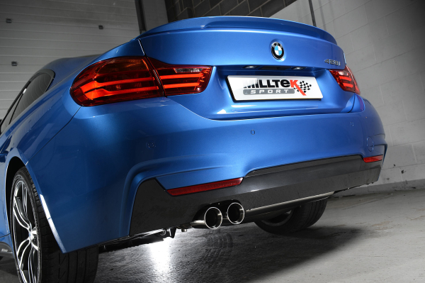 Cat Back Non Resonated with Twin Polished 76,2mm GT76 OE-Look Tips