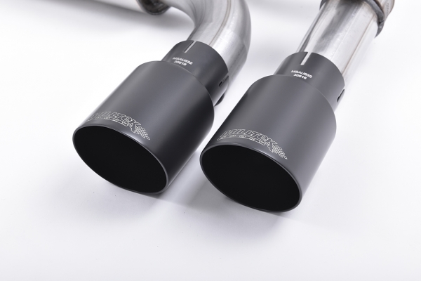Cat Back with Black Ceramic Quad 90mm GT90 Tips mit EG