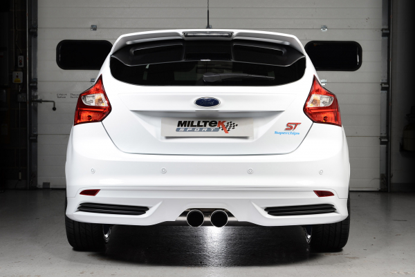 Cat-back Semi-Resonated Dual 100mm GT100 Titanium Tips