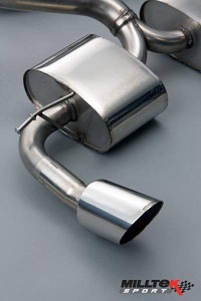 Sport Endschalldämpfer Dual DTM 76,2mm Resonated mit EG