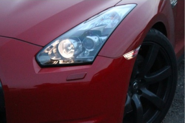 ROT Front LED Seitenblinker Indikatoren mit DRL / Tagfahrlicht