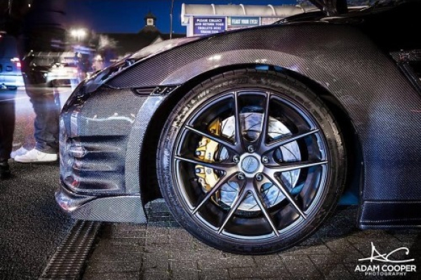 SMOKED SCHWARZ Front LED Seitenblinker Indikatoren mit DRL / Tagfahrlicht
