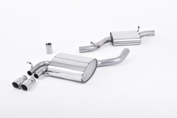 Cat Back Twin 76,2mm Jet Resonated