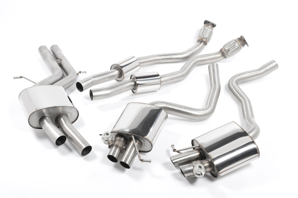 CAT-BACK Resonated - OEM Tailpipes mit EG