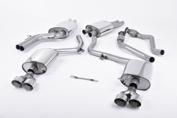 Cat Back Resonated GT100 Polished Tips
