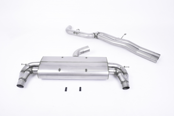 Cat Back Non-Valved Non Resonated Polished Oval Trims