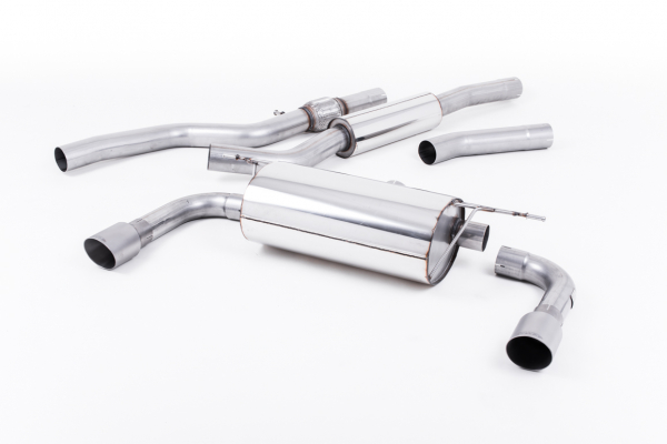 Cat Back Resonated with Twin Titanium 90mm GT90 Tips