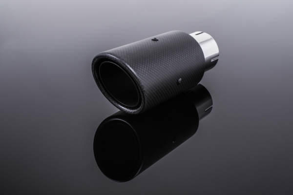 Cat Back ROAD Resonated Dual Jet 90mm Carbon Tips mit EG